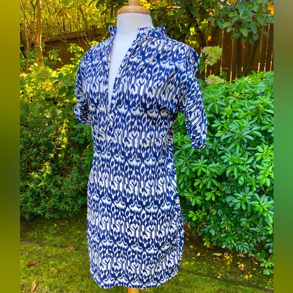 Rare find Josh Podoll midi patterned dress